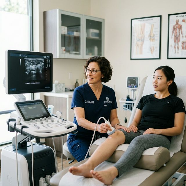 MSK ultrasound gives doctors a real-time view beneath the skin, directly in the clinical setting